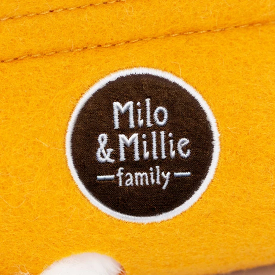 Milo&Millie Plyšové koťátko bílé 13 cm