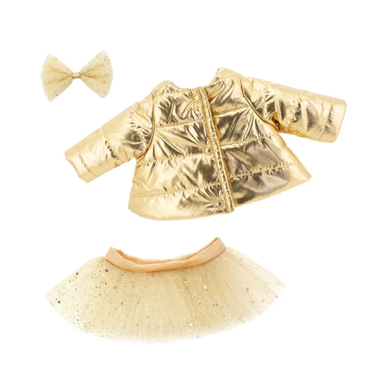 Lucky Doggy Set oblečení pro pejska Golden Jacket Orange Toys