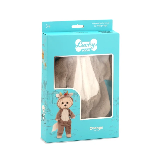 Lucky Doggy Set oblečení pro pejska Cute Deer Orange Toys