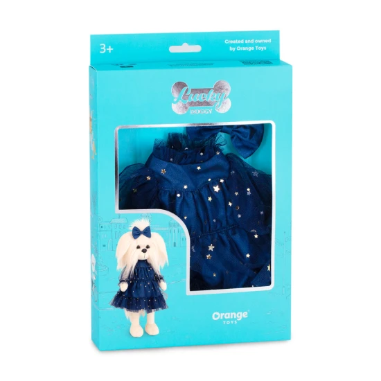 Lucky Doggy Set oblečení pro pejska Sky Full of Stars Orange Toys