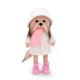 Lucky Doggy Plyšový pejsek Yorkšír - Yoyo Fashion Winter Orange Toys