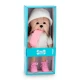 Lucky Doggy Plyšový pejsek Yorkšír - Yoyo Fashion Winter Orange Toys
