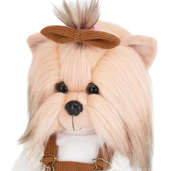 Lucky Doggy Plyšový pejsek Yorkšír – Yoyo Autumn Mood Orange Toys