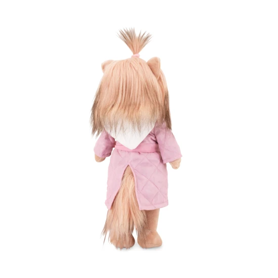 Lucky Doggy Yoyo – elegantní plyšový jorkšírský teriér v růžových šatech (38 cm)