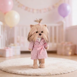 Lucky Doggy Plyšový jorkšírský teriér Yoyo Lavender Evening