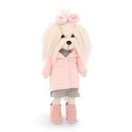 Lucky Doggy Plyšový pejsek Maltézská fenka – Mimi Fashion Winter