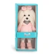 Lucky Doggy Plyšový pejsek Maltézská fenka - Mimi Fashion Winter Orange Toys