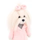 Lucky Doggy Plyšový pejsek Maltézská fenka - Mimi Fashion Winter Orange Toys