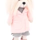 Lucky Doggy Plyšový pejsek Maltézská fenka - Mimi Fashion Winter Orange Toys