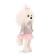 Lucky Doggy Plyšový pejsek Maltézská fenka - Mimi Pink Heart Orange Toys