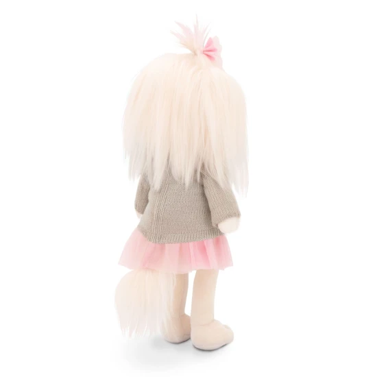 Lucky Doggy Plyšový pejsek Maltézská fenka - Mimi Pink Heart Orange Toys