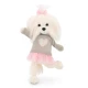 Lucky Doggy Plyšový pejsek Maltézská fenka - Mimi Pink Heart Orange Toys