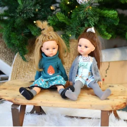 Oblečení pro panenky 32 cm Krátký overal se svetříkem