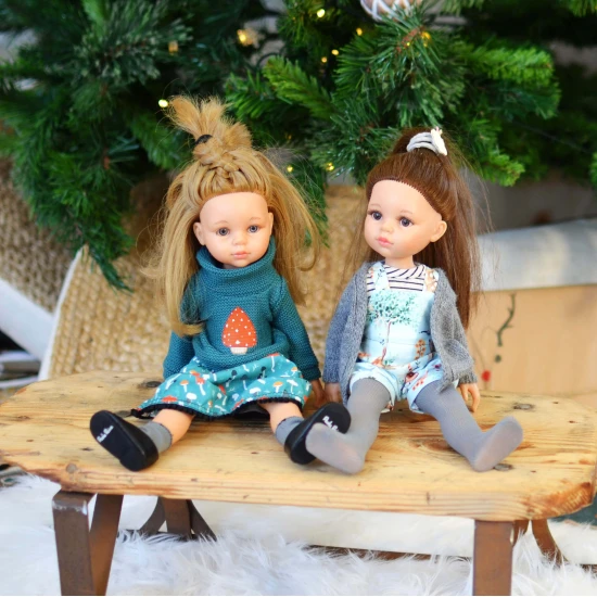 Paola Reina Krátký overal se svetříkem Oblečení pro panenky 32 cm Krátký overal se svetříkem