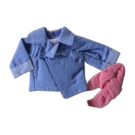 Oblečení pro panenku Roxana s riflovou bundou 32 cm