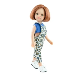 Oblečení pro panenky 32 cm Overal Leopard
