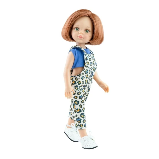 Paola Reina Overal Leopard Pohodlný overal s leopardím vzorem skvělý na vycházky dodá styl tvým panenkám značky Paola Reina.