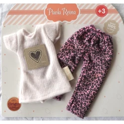 Oblečení pro panenku Coti s leopardím vzorem 32 cm
