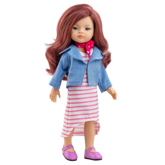 Paola Reina Oblečení pro panenku Roxana s riflovou bundou 32 cm