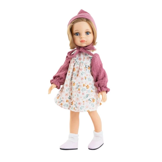 Paola Reina Oblečení pro panenku Carla s růžovým svetříkem 32 cm