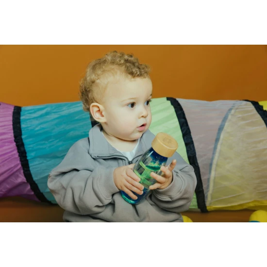 Petit Boum, Senzorická lahvička, dvoufázová MOVE Spirála modrá