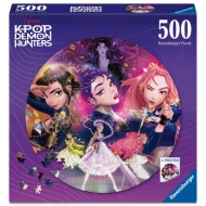 Kruhové puzzle K-POP Demon Hunters 500 ks