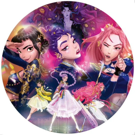 Kruhové puzzle K-POP Demon Hunters 500 ks