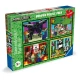 Puzzle Minecraft 4x100 dílků Puzzle Minecraft 4x100 dílků – Ravensburger 24120042907