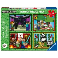 Puzzle Minecraft 4x100 dílků