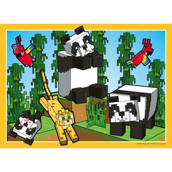 Puzzle Minecraft 4x100 dílků Puzzle Minecraft 4x100 dílků – Ravensburger 24120042907