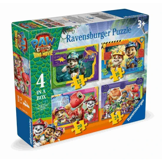 Ravensburger Tlapková patrola: Dinosaurí film 4 v 1