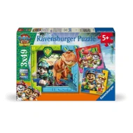 Puzzle Labková patrola: Dinosaurí film 3x49 dielikov
