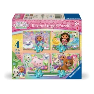 Puzzle Gabby's Dollhouse 4 v 1