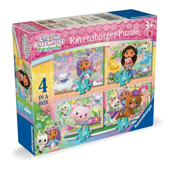 Puzzle Gabby's Dollhouse 4 v 1
