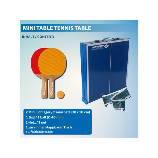 Donic-Schildkröt Skládací mini stůl na stolní tenis Donic-Schildkröt Skládací mini stůl na stolní tenis