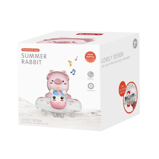 Roztomilé plovoucí prasátko – ideální pro první vodní hry