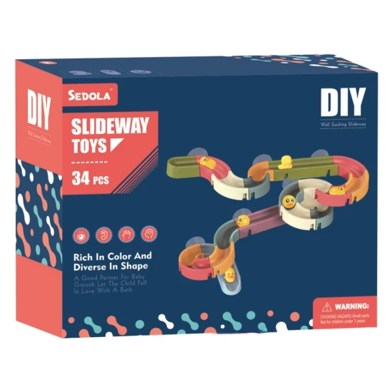 DIY vodní skluzavka 34 ks – stavění a zábava