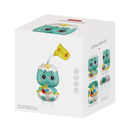 Interaktivní koupelnová hračka Dino – roztomilý kamarád pro koupání