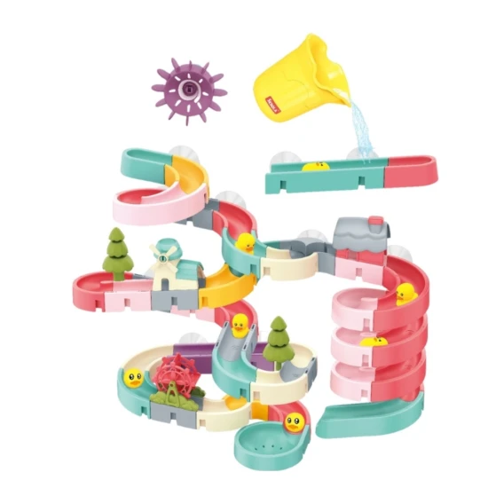 DIY vodní skluzavka 72 ks – stavění a zábava