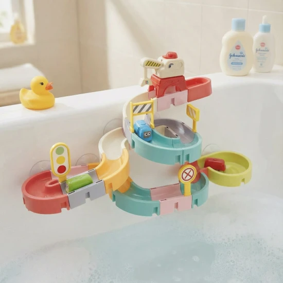 DIY dráha pro kuličky s magnety, 37 dílů – stavění a zábava