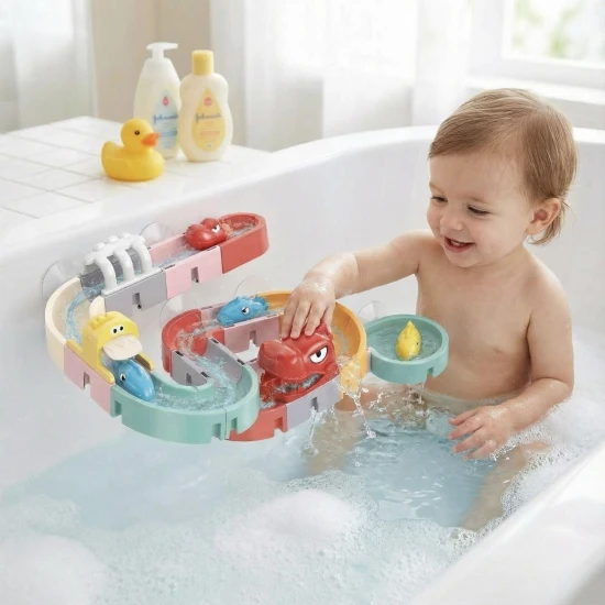 DIY Dino vodní dráha 30 ks – stavění a zábava