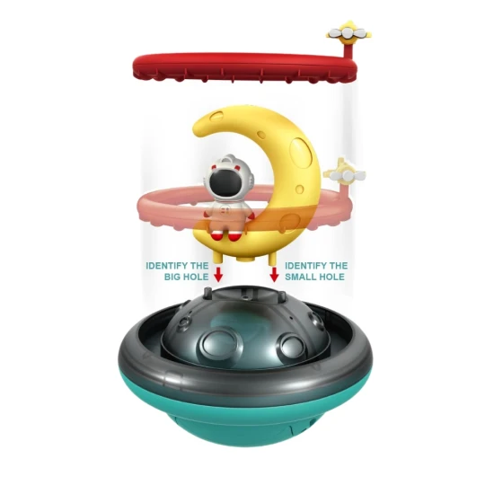 Vesmírný astronaut na Měsíci – plovoucí stříkací hračka pro děti