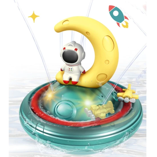 Vesmírný astronaut na Měsíci – plovoucí stříkací hračka pro děti