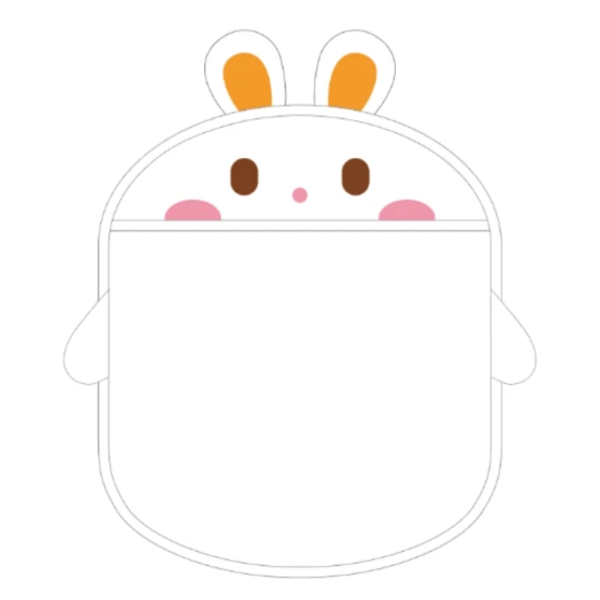 Závěsný organizér Bunny – roztomilý pořádek pro děti