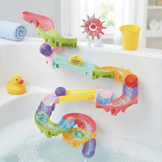 DIY vodní skluzavka 42 ks – stavění a zábava