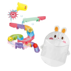 Set DIY skluzavka do vody 28 ks a závěsný organizér Zajíček