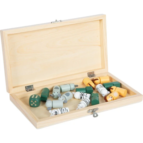 Small Foot by Legler Člověče nezlob se Safari pro 4 hráče Člověče, nezlob se Safari – stolní hra se zvířátky