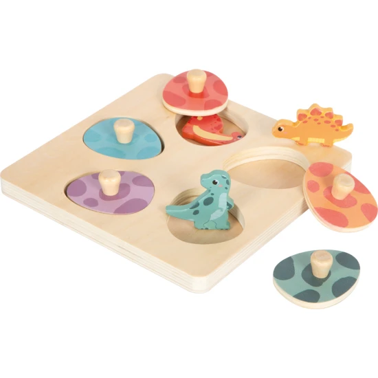 Dětské vkládací puzzle s dinosaury – skvělá hra na paměť