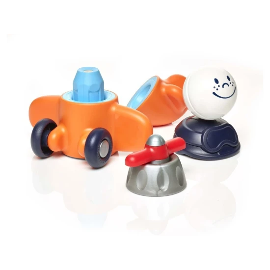 SmartMax stavebnice pro děti: Autíčko s magnetickými dílky.