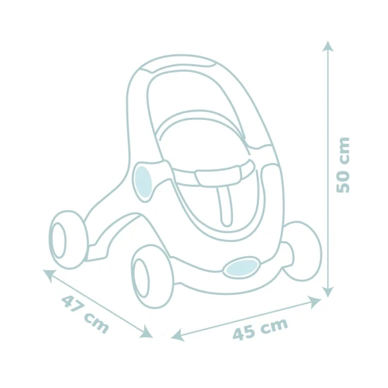 Chodítko 3 v 1 s panenkou – Smoby SM140308